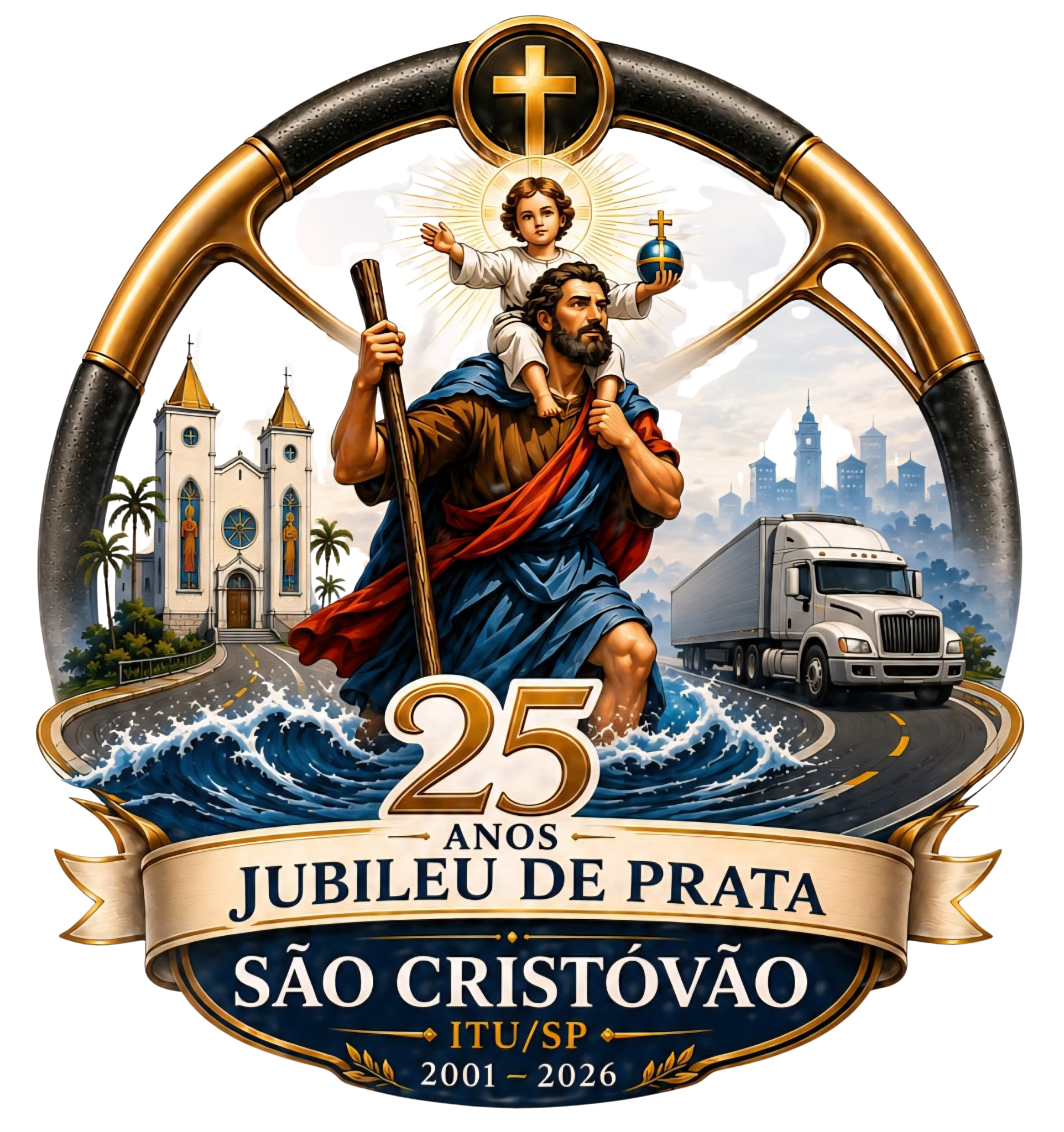 25 Anos Jubileu de Prata — Paróquia São Cristóvão